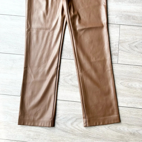 Oak + Fort VEGAN LEATHER PANT Slim Fit Pants - Picture 9 of 13